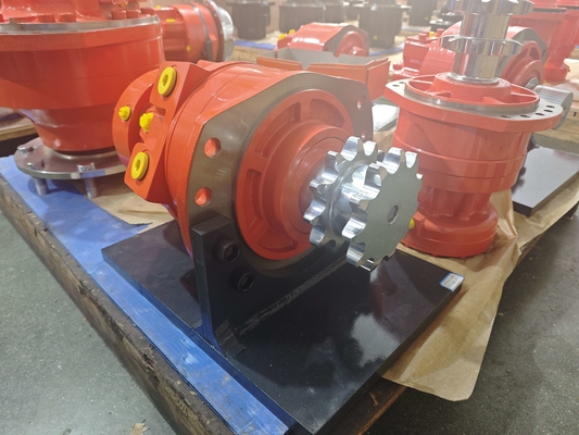 Ciężkie żelazo odlewane 100-125 r/min Silnik tłokowy hydrauliczny z dostosowanym kolorem